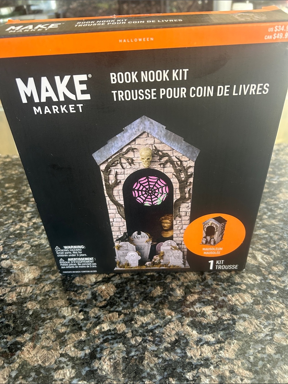 MAKE MARKET MAUSOLEUM BOOK NOOK KIT NWT